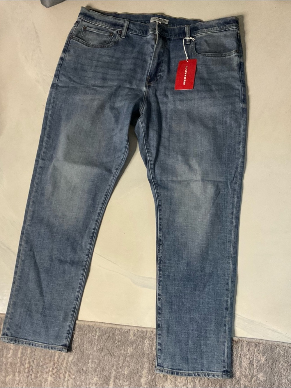 Lucky Brand Men's Slim Straight Jeans - Medium Blue Wash